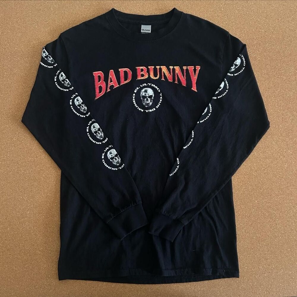 Bad Bunny El Ultimo Tour Del Mundo Long Sleeve Concert Tour T-Shirt
